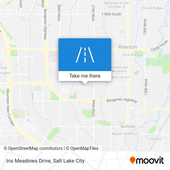 Iris Meadows Drive map