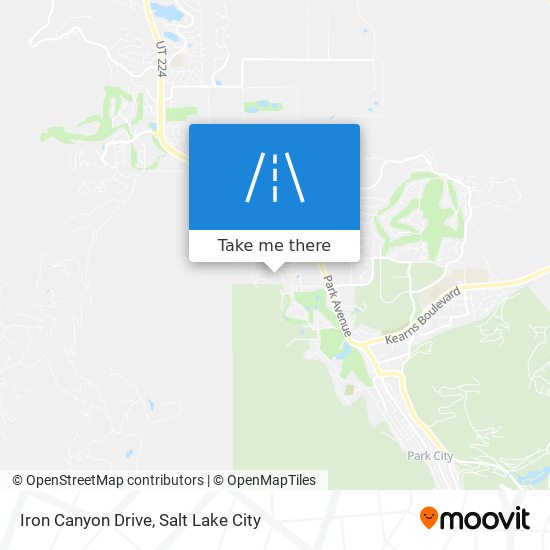 Iron Canyon Drive map