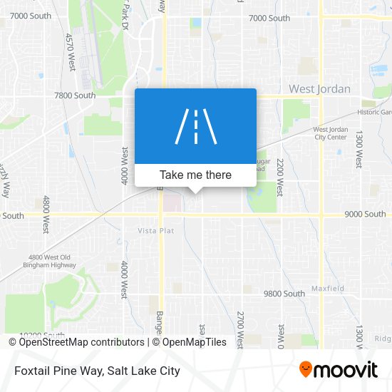 Mapa de Foxtail Pine Way