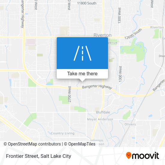 Frontier Street map