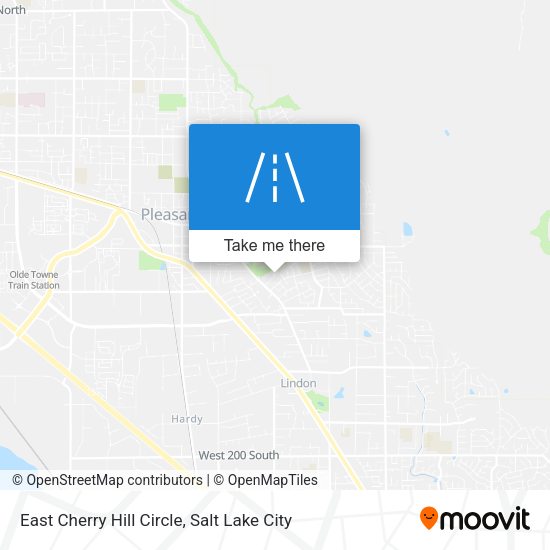 Mapa de East Cherry Hill Circle