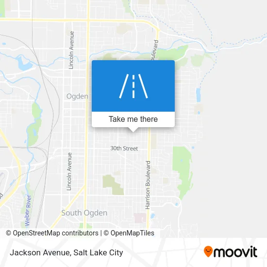 Mapa de Jackson Avenue