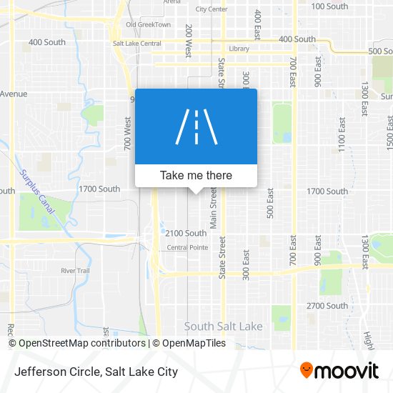 Mapa de Jefferson Circle