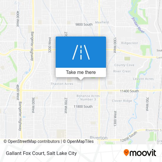 Mapa de Gallant Fox Court