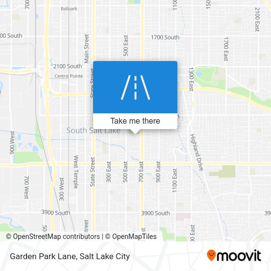 Garden Park Lane map