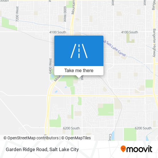 Garden Ridge Road map