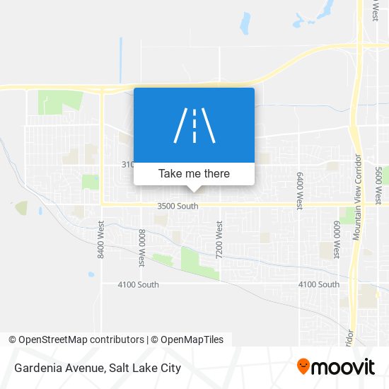 Gardenia Avenue map