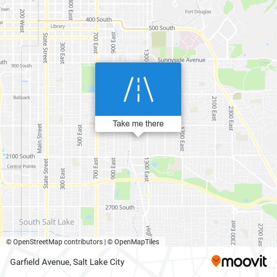 Mapa de Garfield Avenue