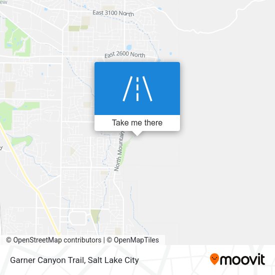 Garner Canyon Trail map