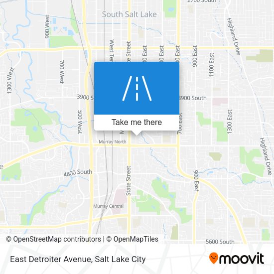 East Detroiter Avenue map