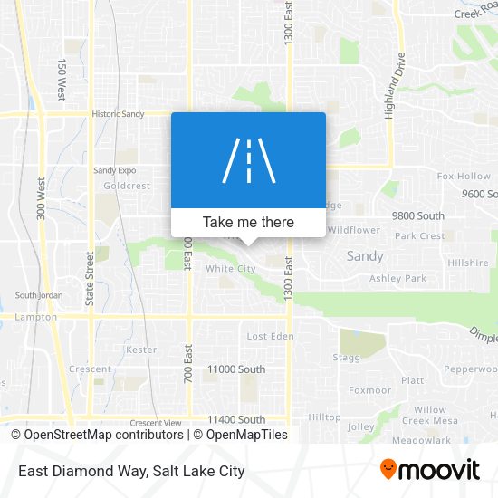 Mapa de East Diamond Way