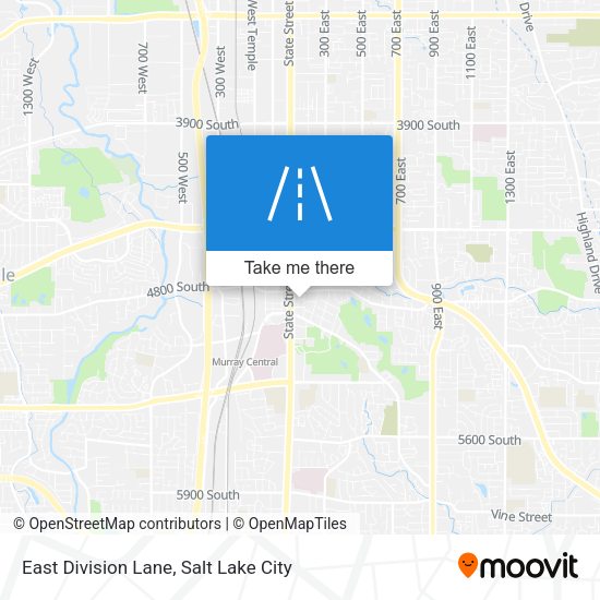 East Division Lane map