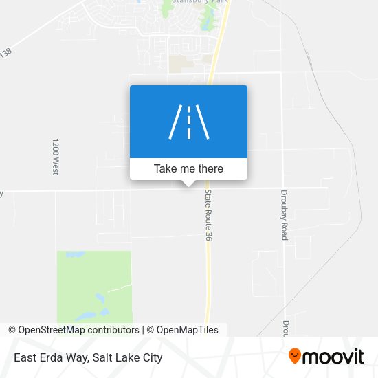 East Erda Way map