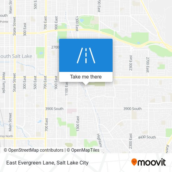 East Evergreen Lane map
