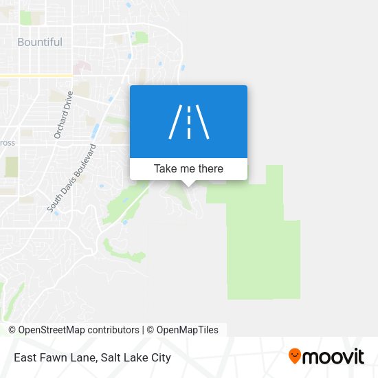 East Fawn Lane map