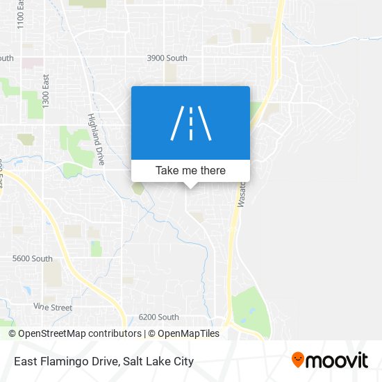 East Flamingo Drive map