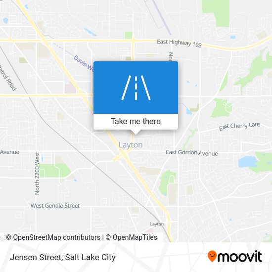 Jensen Street map