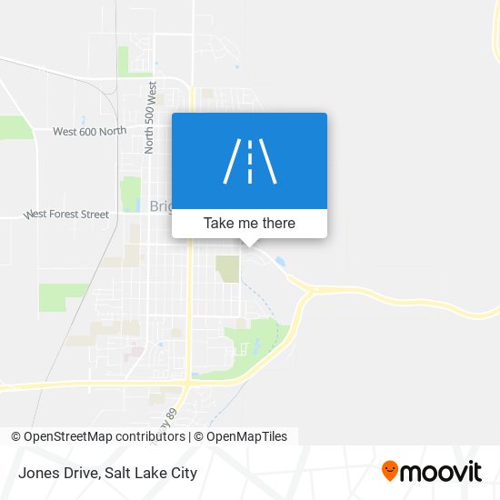 Jones Drive map