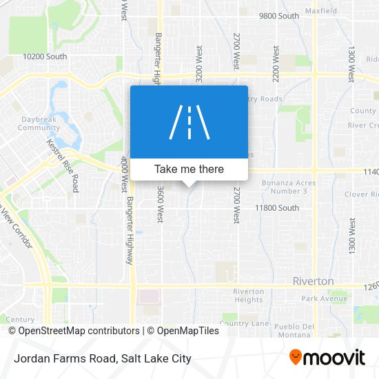 Jordan Farms Road map