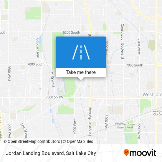 Mapa de Jordan Landing Boulevard