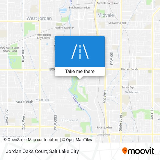 Mapa de Jordan Oaks Court