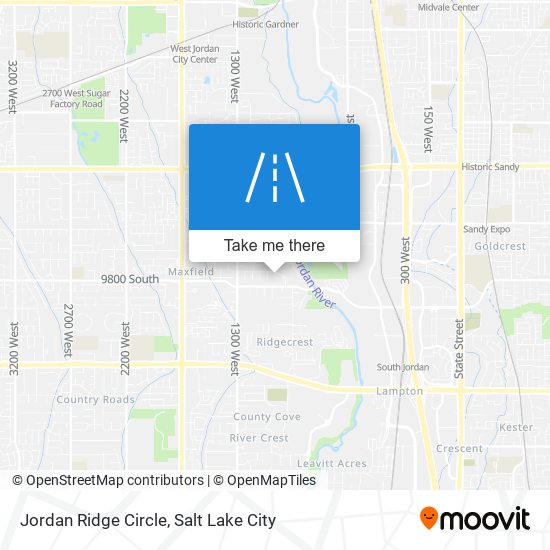 Jordan Ridge Circle map