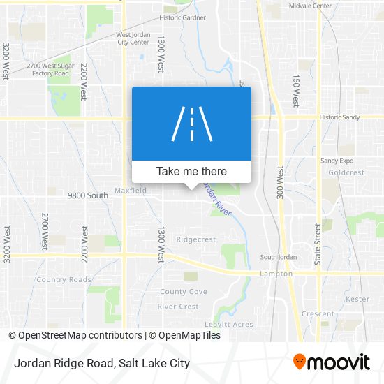 Mapa de Jordan Ridge Road