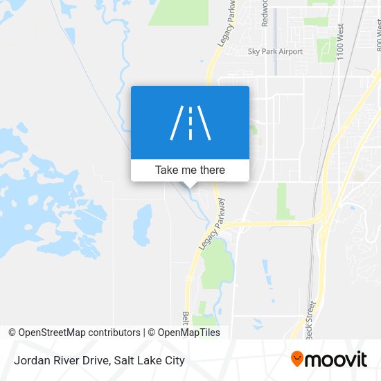 Jordan River Drive map