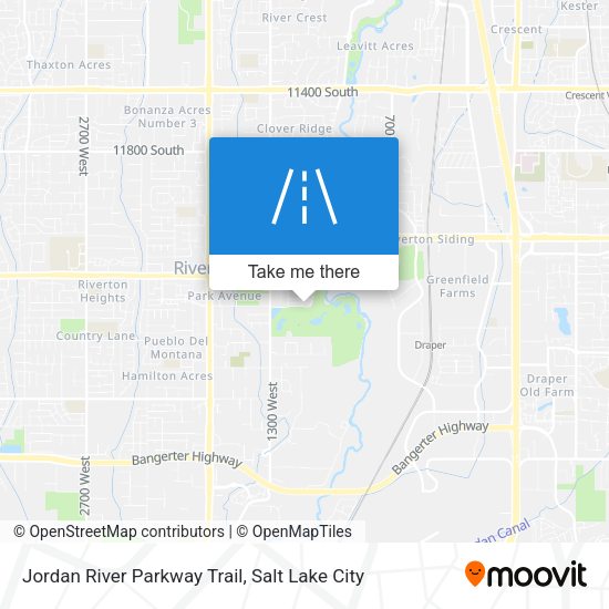 Mapa de Jordan River Parkway Trail