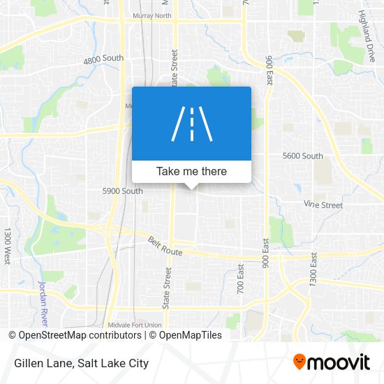 Mapa de Gillen Lane