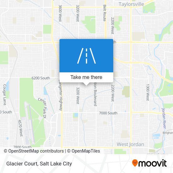 Mapa de Glacier Court