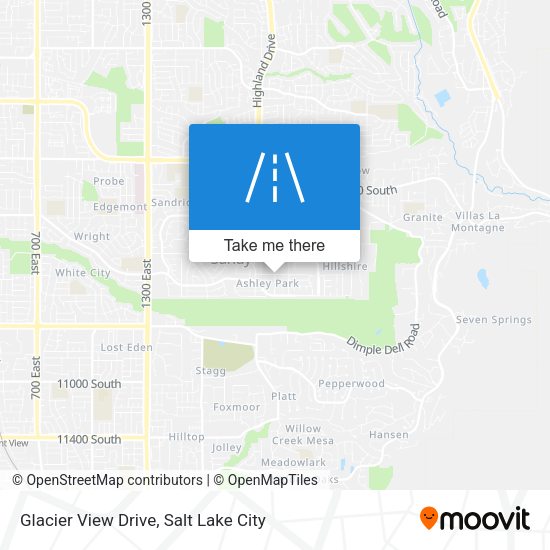 Glacier View Drive map