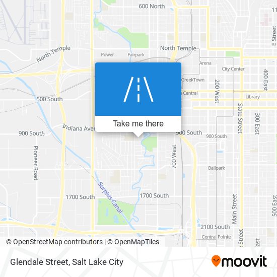 Glendale Street map