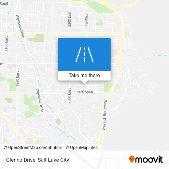 Glenna Drive map