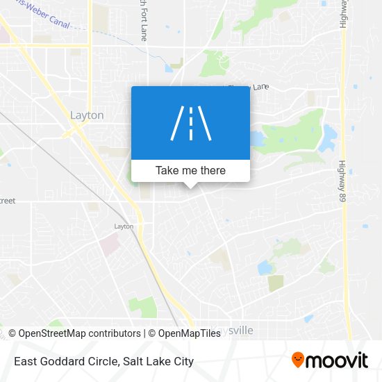 East Goddard Circle map