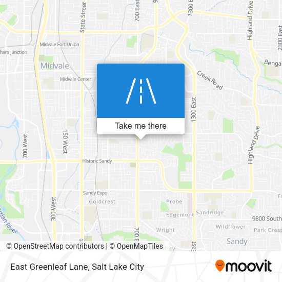 Mapa de East Greenleaf Lane