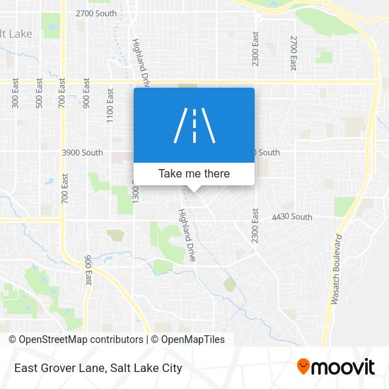 Mapa de East Grover Lane