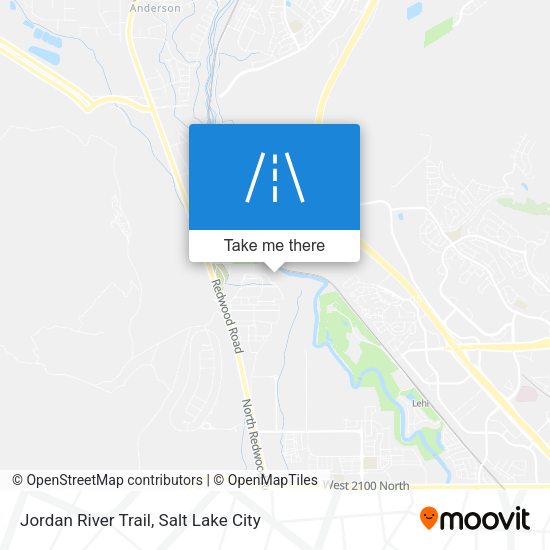 Jordan River Trail map