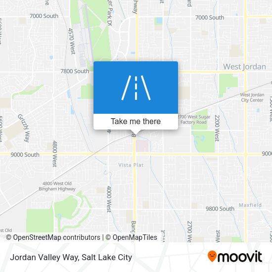 Mapa de Jordan Valley Way