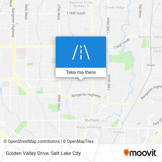 Golden Valley Drive map