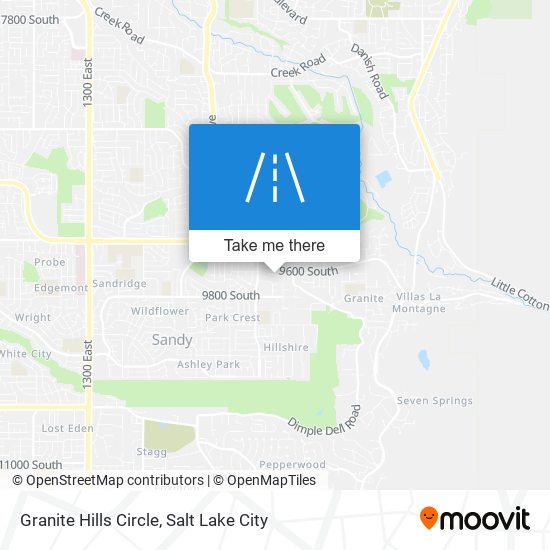 Granite Hills Circle map