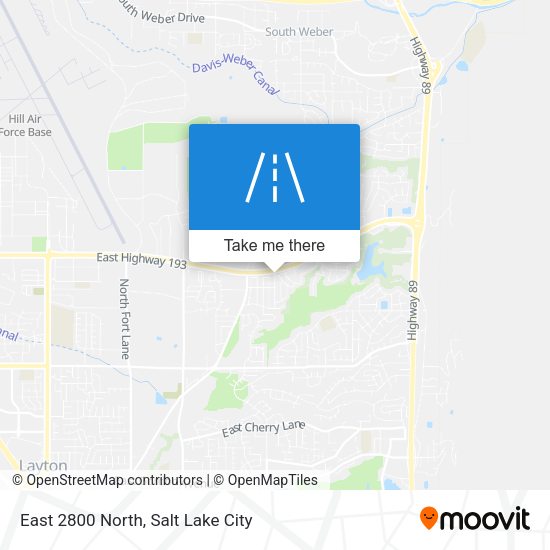 Mapa de East 2800 North