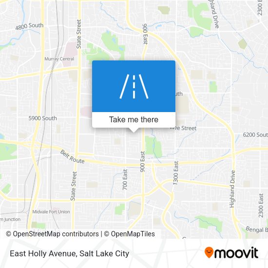 East Holly Avenue map