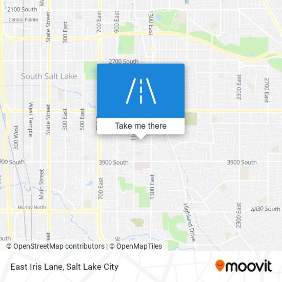 East Iris Lane map