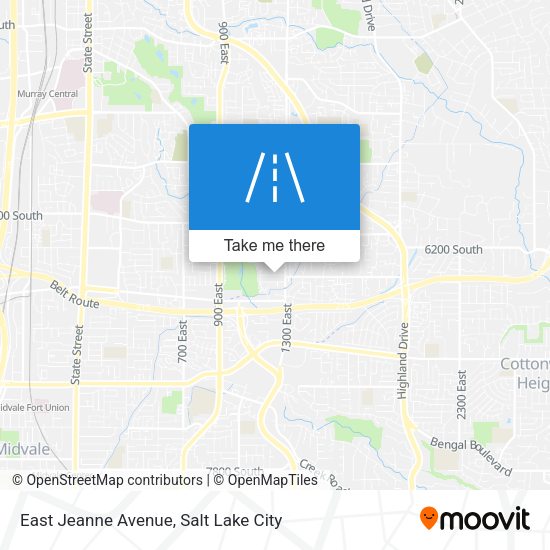 East Jeanne Avenue map
