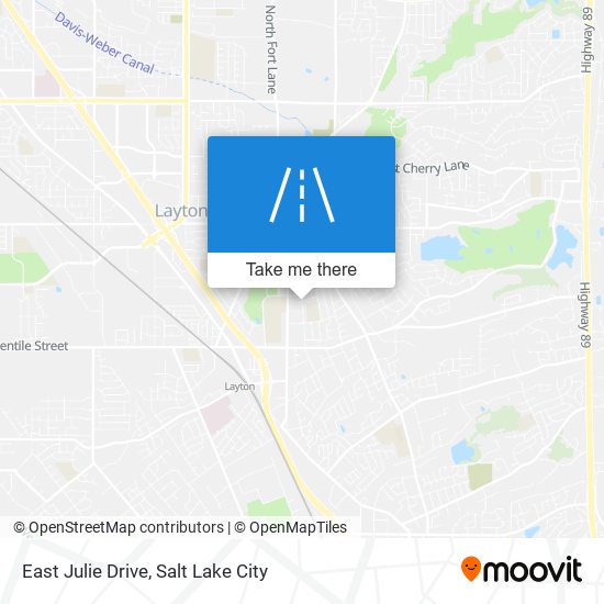 East Julie Drive map