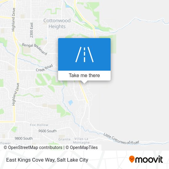 Mapa de East Kings Cove Way
