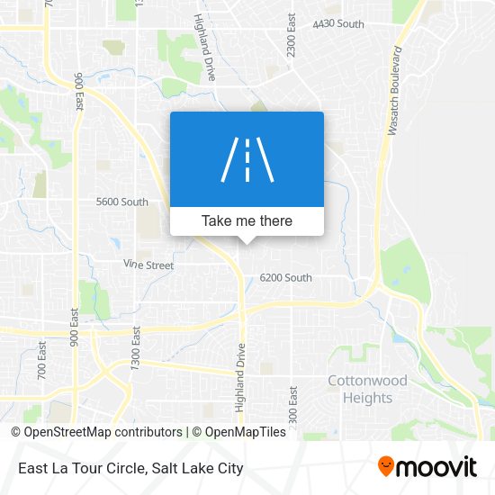 Mapa de East La Tour Circle