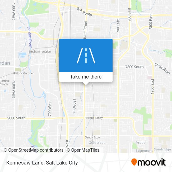 Mapa de Kennesaw Lane
