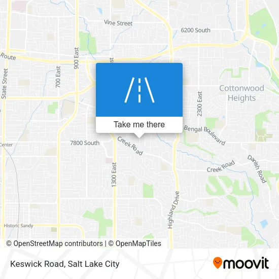 Mapa de Keswick Road